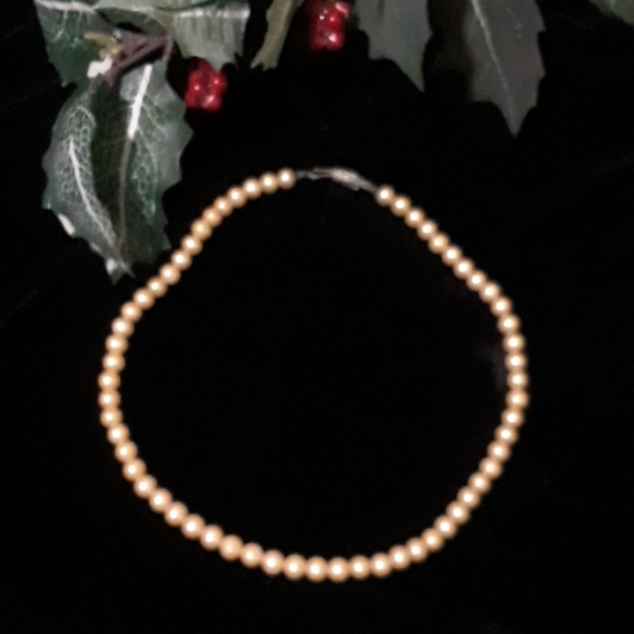 None Jewelry - Vintage Pearl Choker Japan Stamp